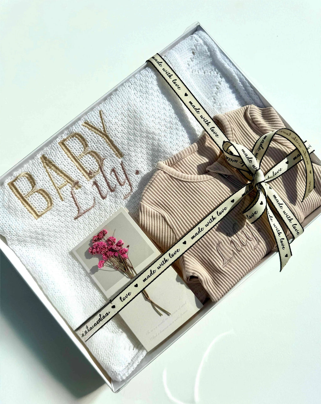 Kuki kids: Personalized Blanket + Zip Baby Gift Set