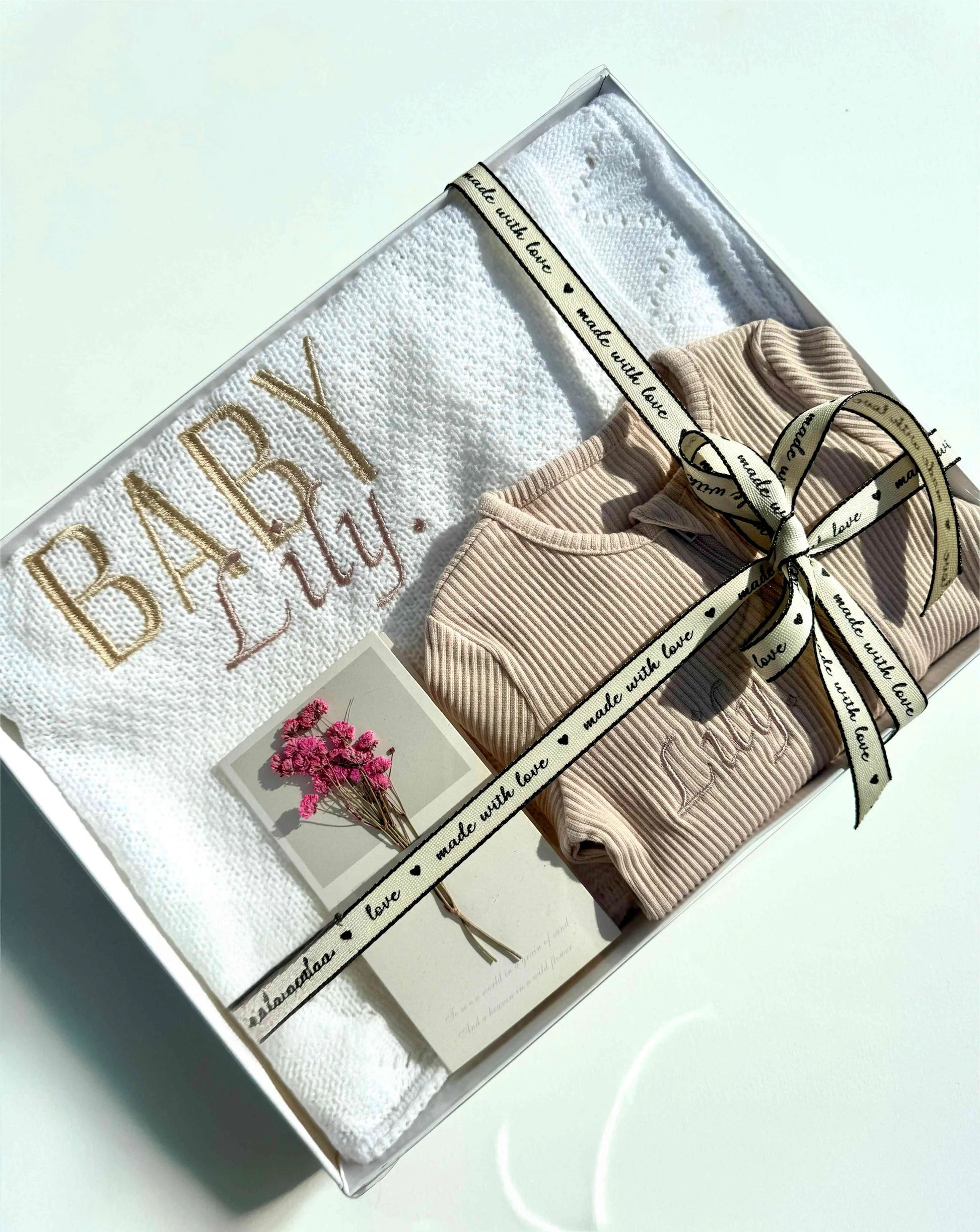 Kuki kids: Personalized Blanket + Zip Baby Gift Set