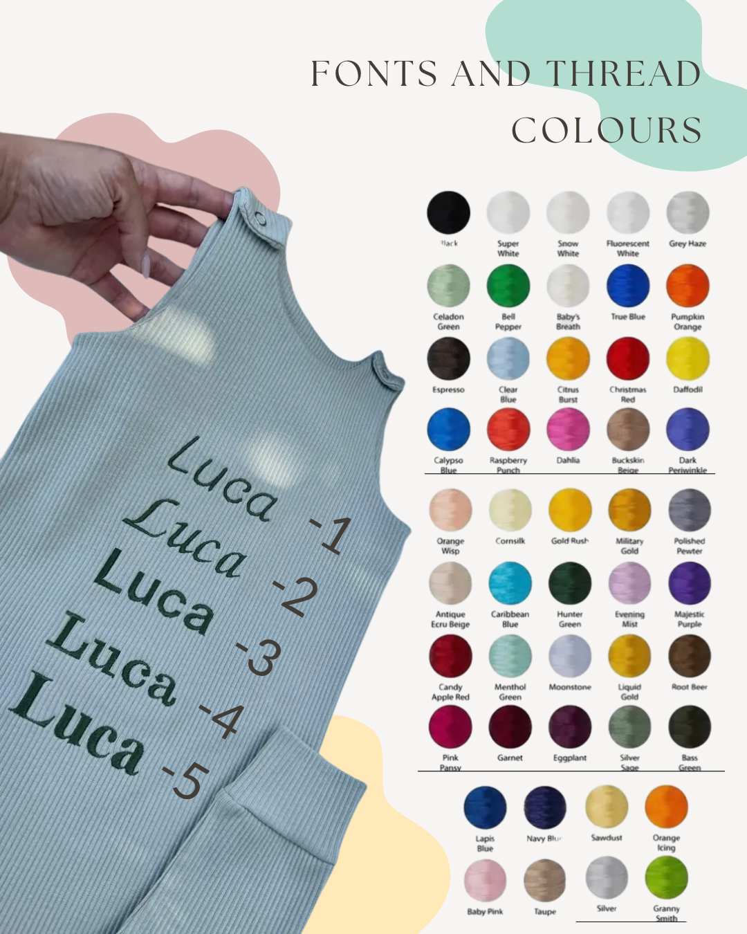 Kuki kids:  Personalise Baby Gift Dungarees Romper