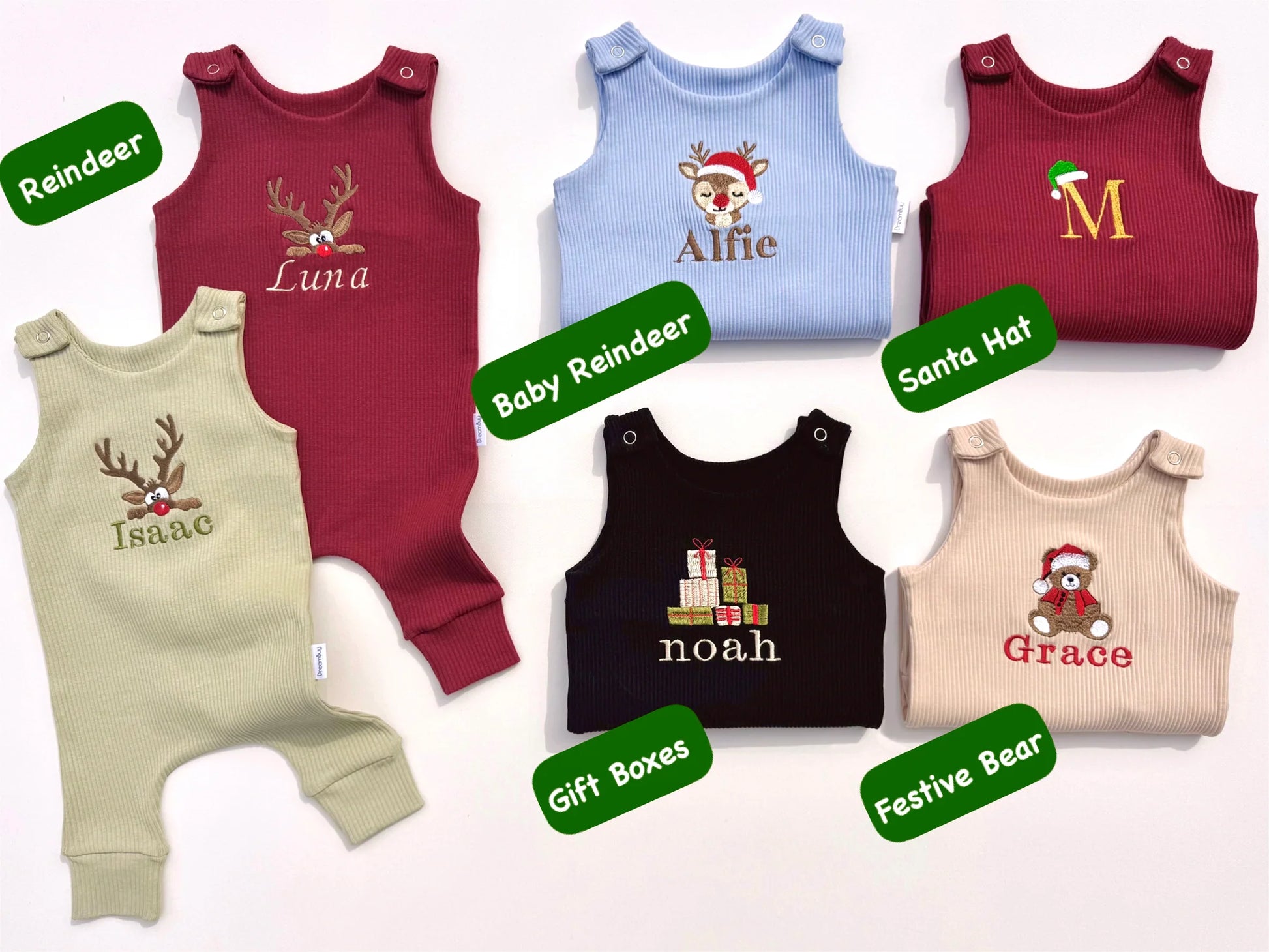Kuki kids: Christmas Dungarees