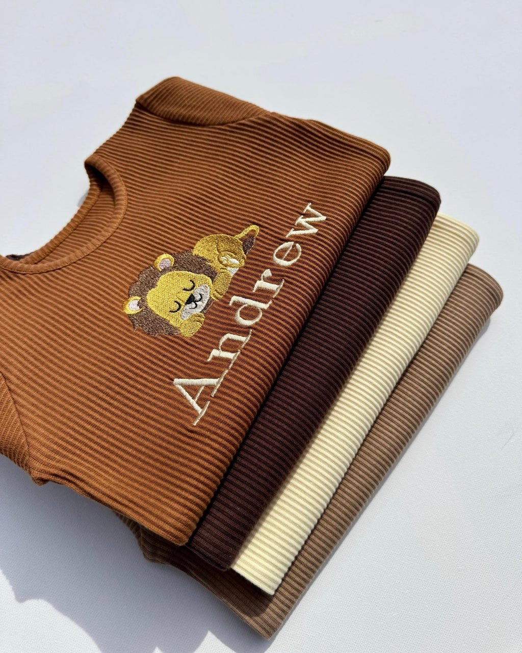 Kuki kids: Personalized Safari Lion Giraffe Unicorn Cow Sheep Lounge Set-Dungarees and Sleepsuit | Loungewear for Kids | Animal and Safari-Themed Christmas Gift Family Pyjamas