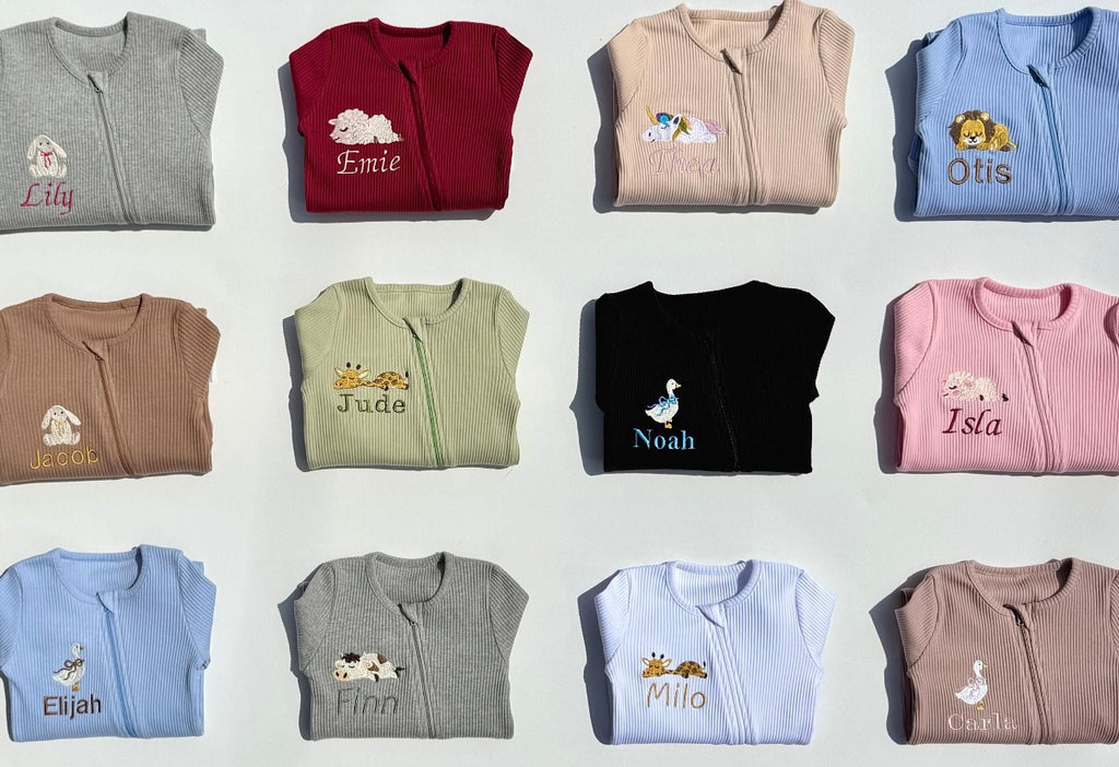 Kuki kids: Personalized Safari Lion Giraffe Unicorn Cow Sheep Lounge Set-Dungarees and Sleepsuit | Loungewear for Kids | Animal and Safari-Themed Christmas Gift Family Pyjamas