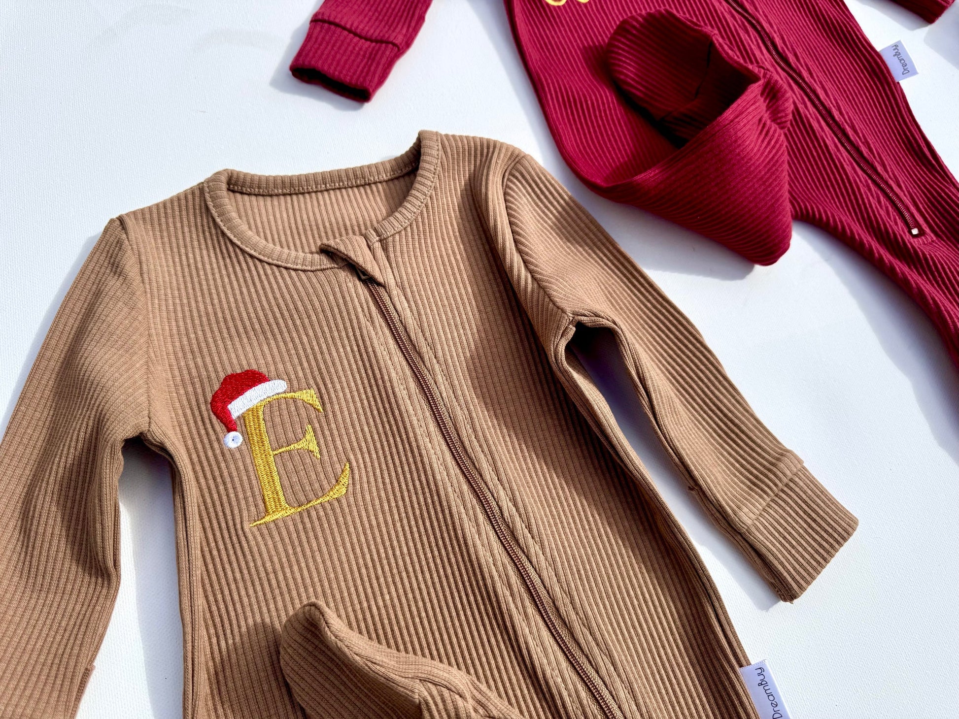 Kuki kids: Christmas zip sleepsuit