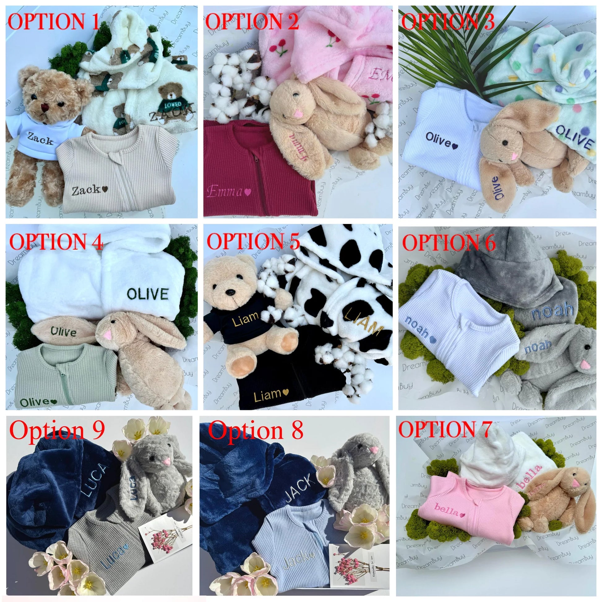 Kuki kids: Personalised Baby Gift Set