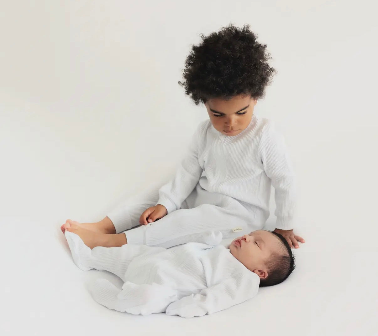 Kuki Kids Ribbed Zip Sleepsuits (no personalisation)