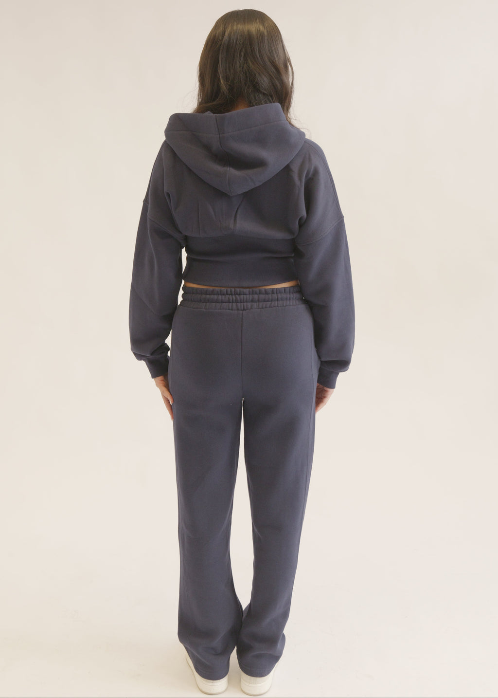 Navy Hoodie & Joggers Tracksuit Co-Ord Set