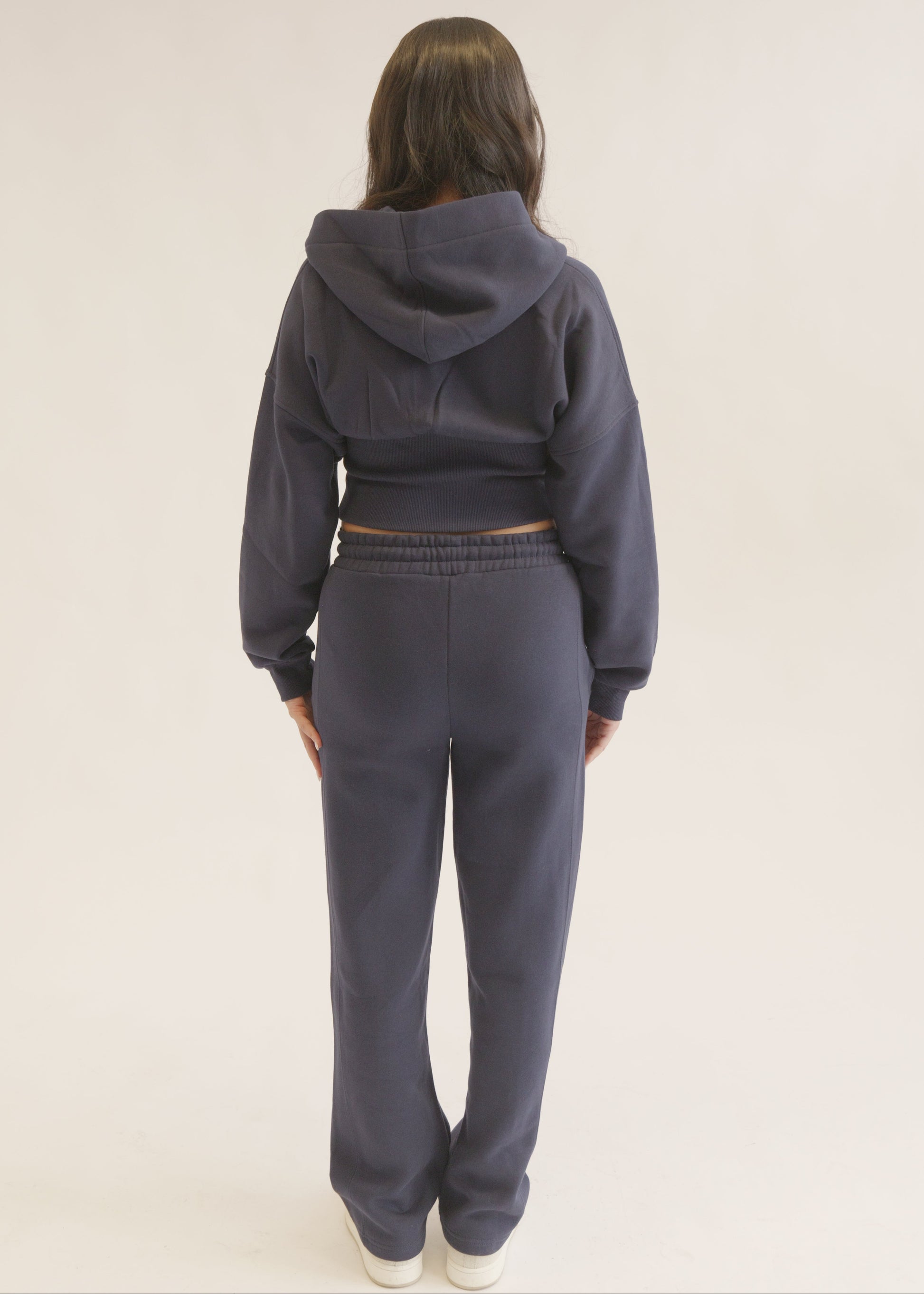Navy Hoodie & Joggers Tracksuit Co-Ord Set