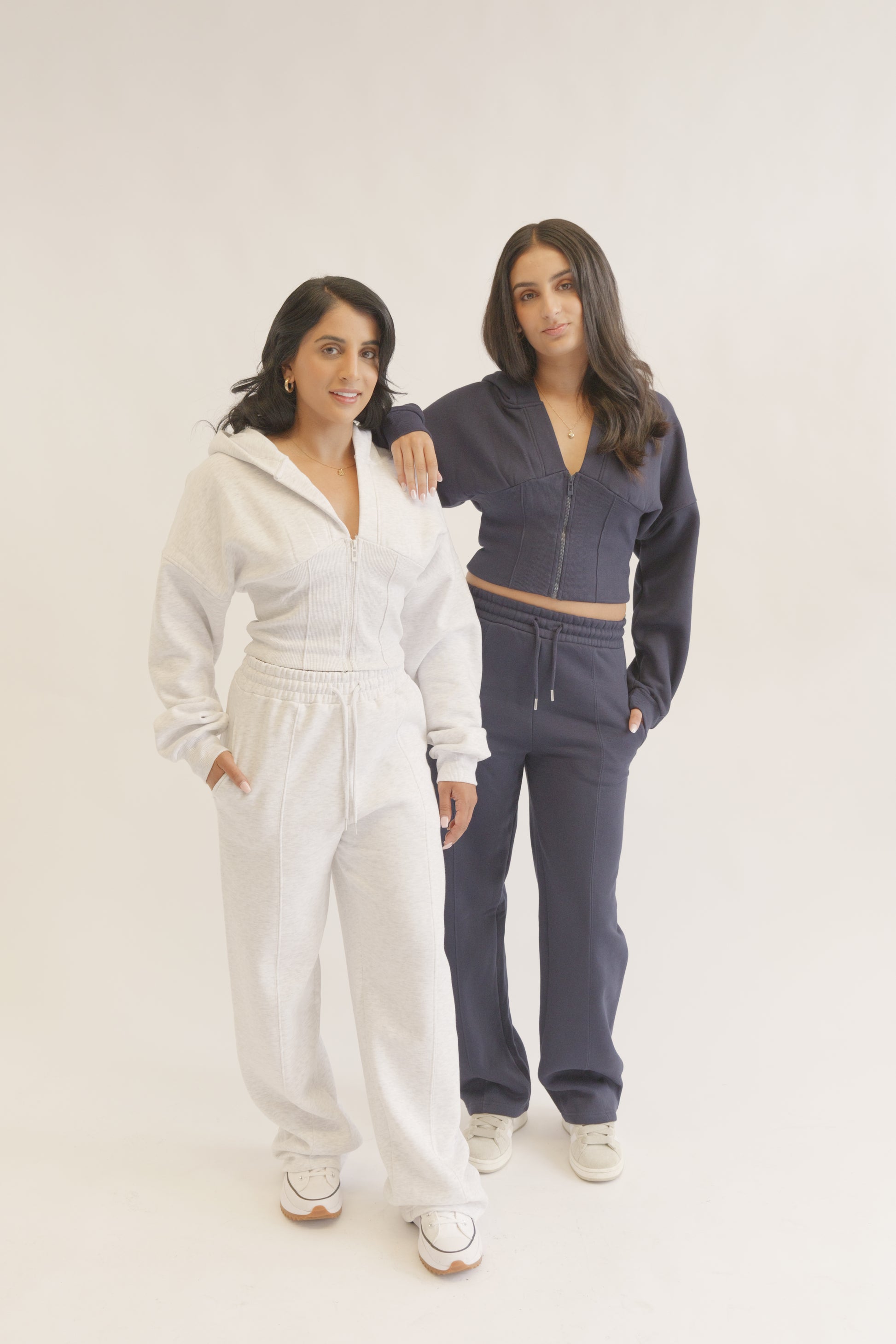 Navy Hoodie & Joggers Tracksuit Co-Ord Set
