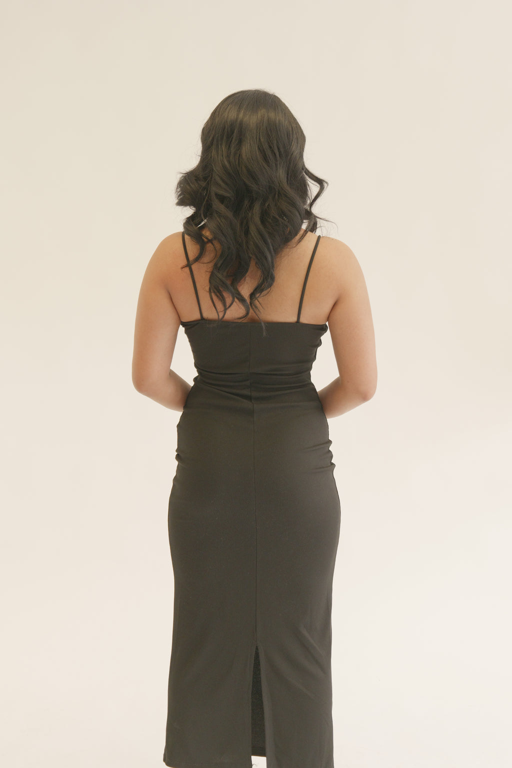Black Body Sculpt Maxi Dress