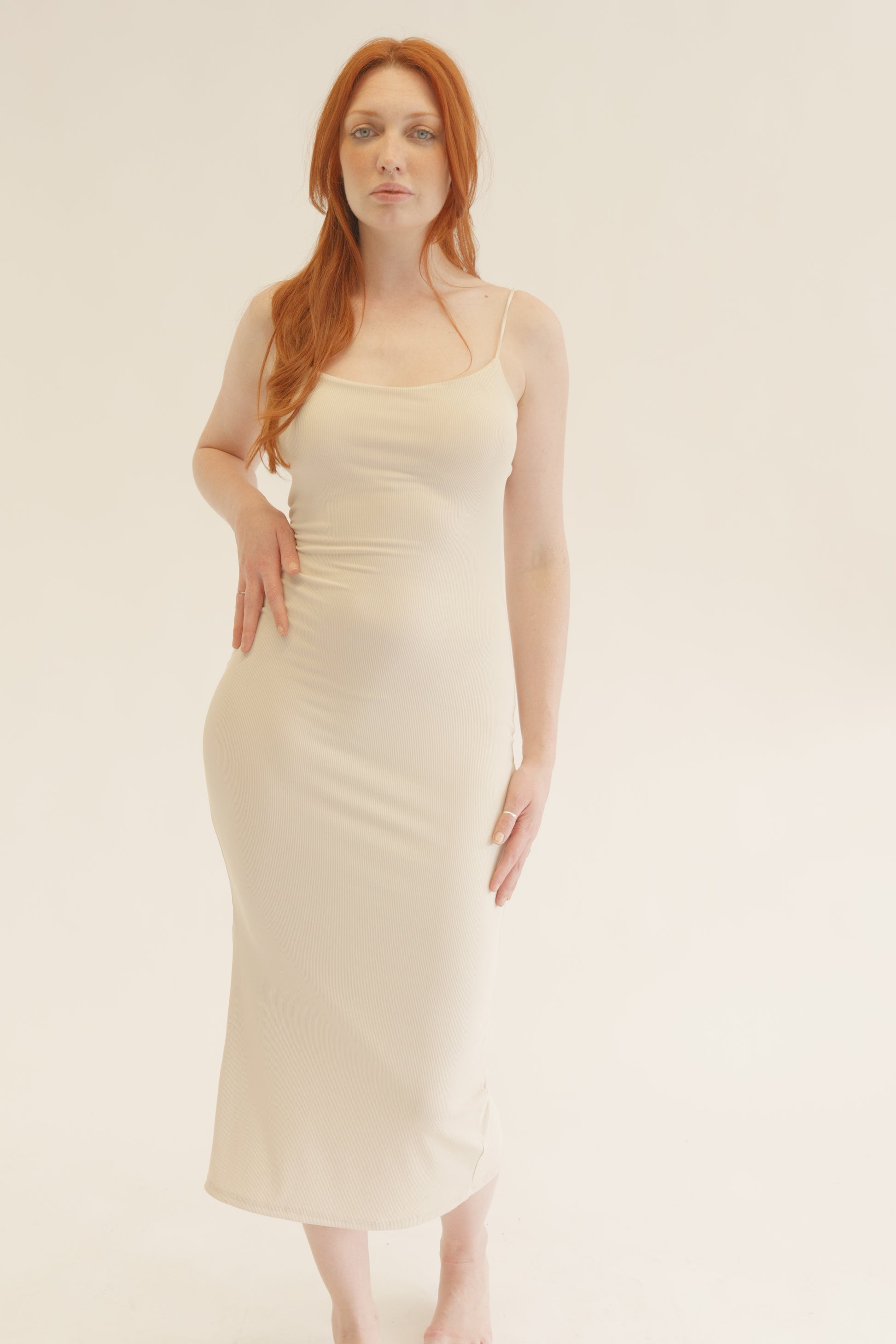 Oatmeal Body Sculpt Maxi Dress