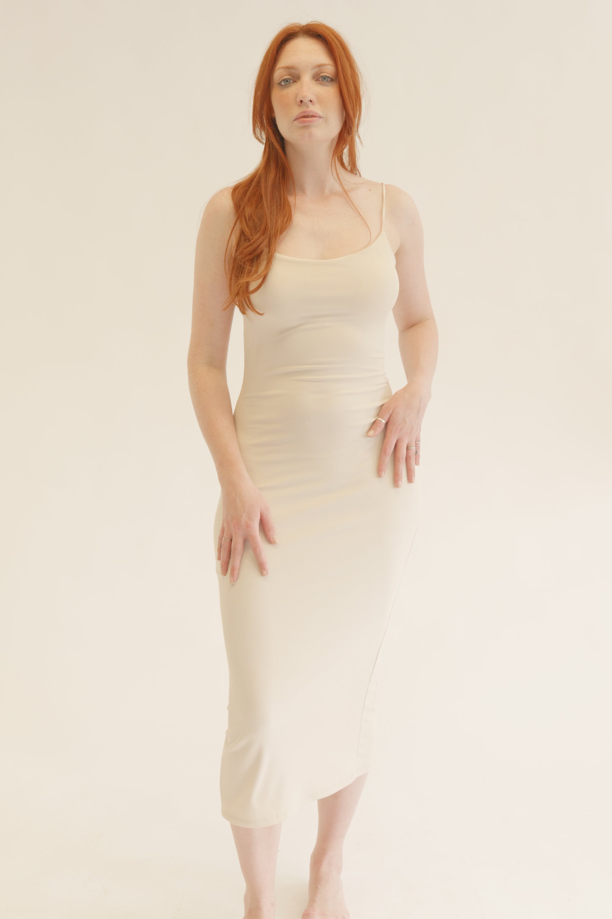 Oatmeal Body Sculpt Maxi Dress