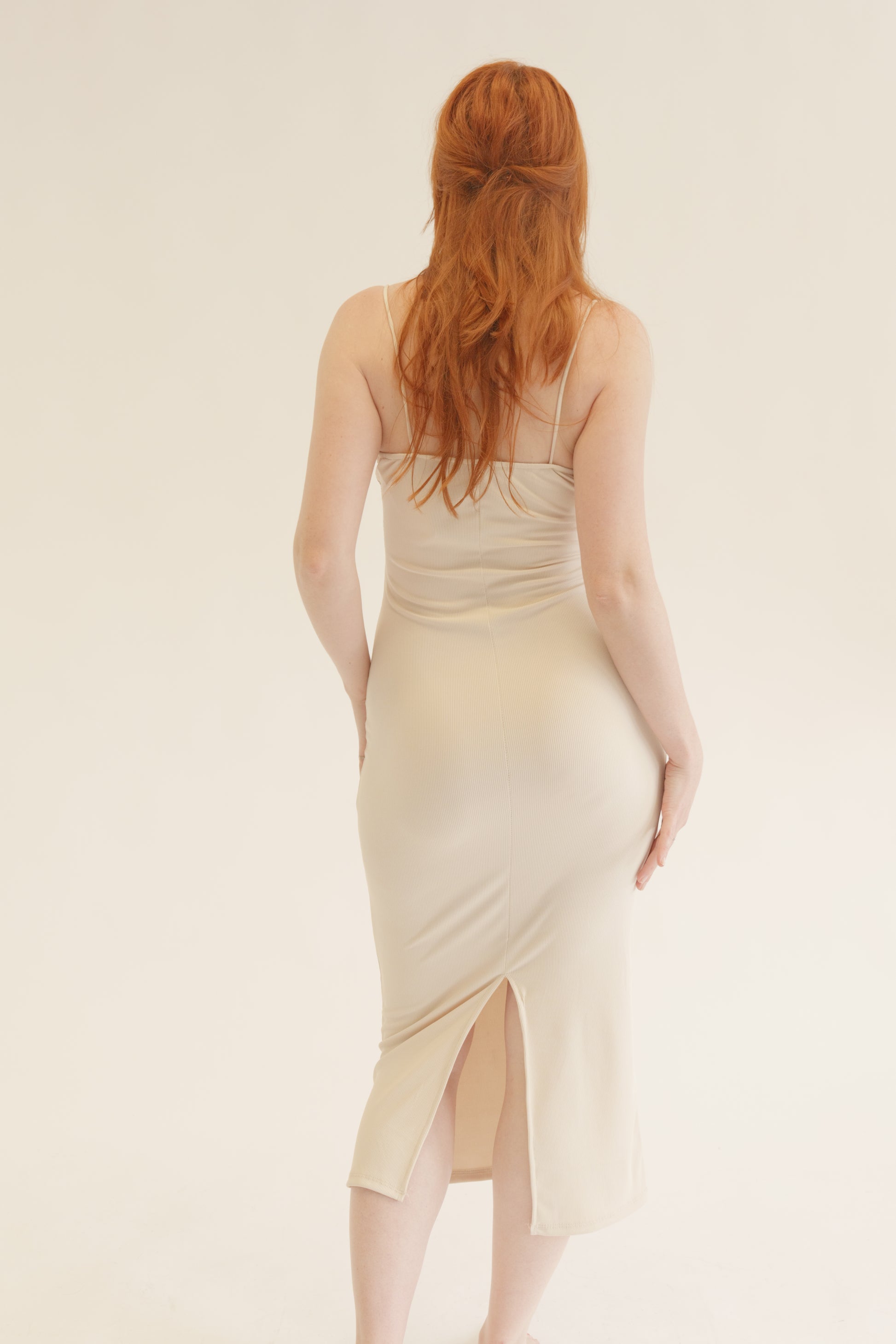 Oatmeal Body Sculpt Maxi Dress