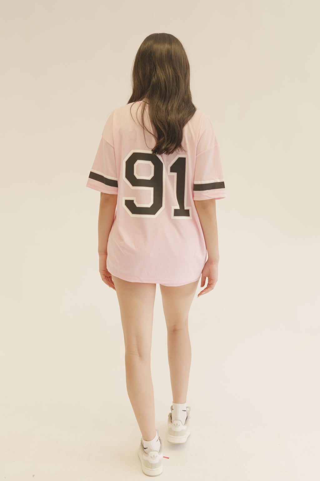 Pink Los Angeles Football Jersey T-Shirt & Shorts Co-Ord Set